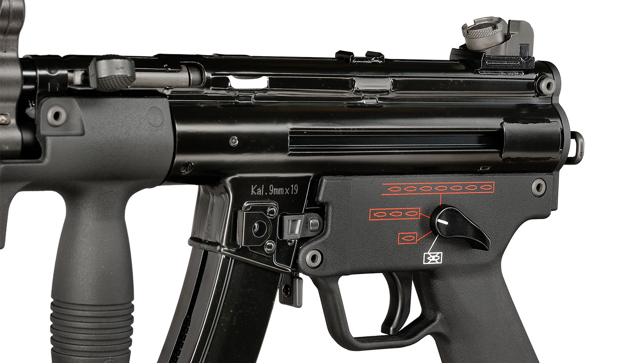 Wei-ETech WE5K Apache SMG Vollmetall GBB 6mm BB schwarz Bild 6