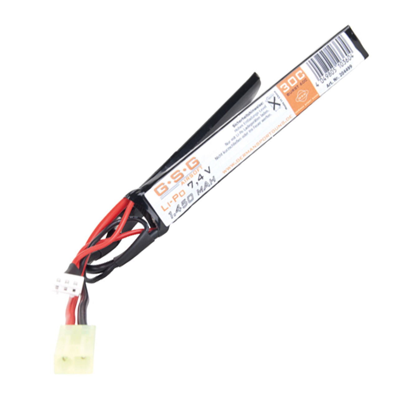 GSG LiPo Akku 7,4 V 1450 mAh 30C Double-Panel