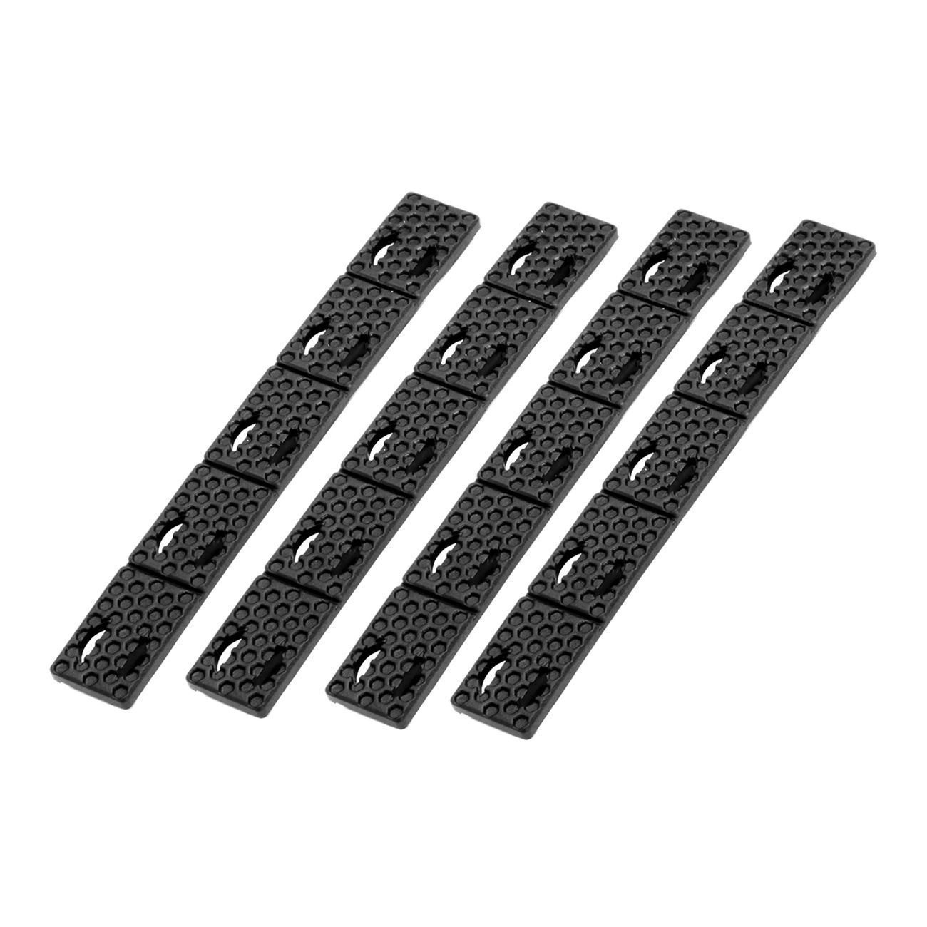 G&G KeyMod Slim Rail Panel Set 100mm (4 Stck) schwarz