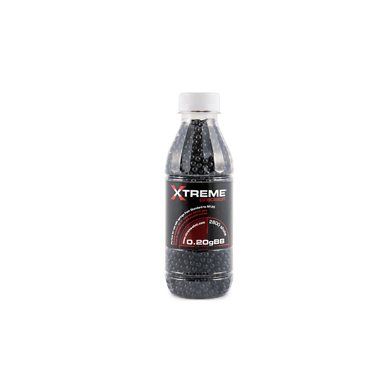 Xtreme Precision BBs 0.20g 2.800er Flasche Invisible Black