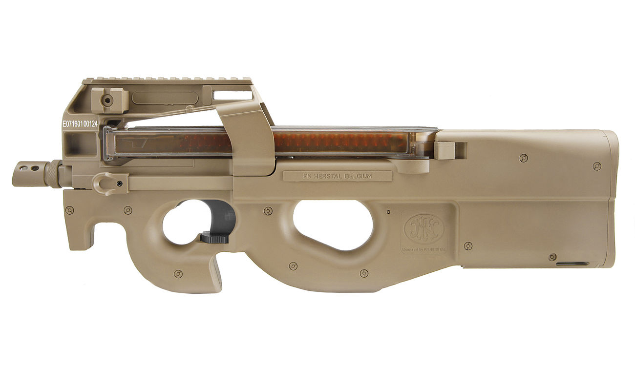 Jing Gong FN P90 TR Komplettset S-AEG 6mm BB Dark Earth Tan Bild 1