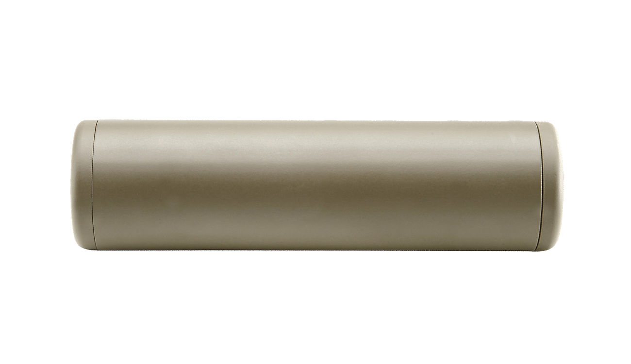 King Arms Delta Force Aluminium Silencer 110mm 14mm- / 14mm+ Dark Earth Bild 1