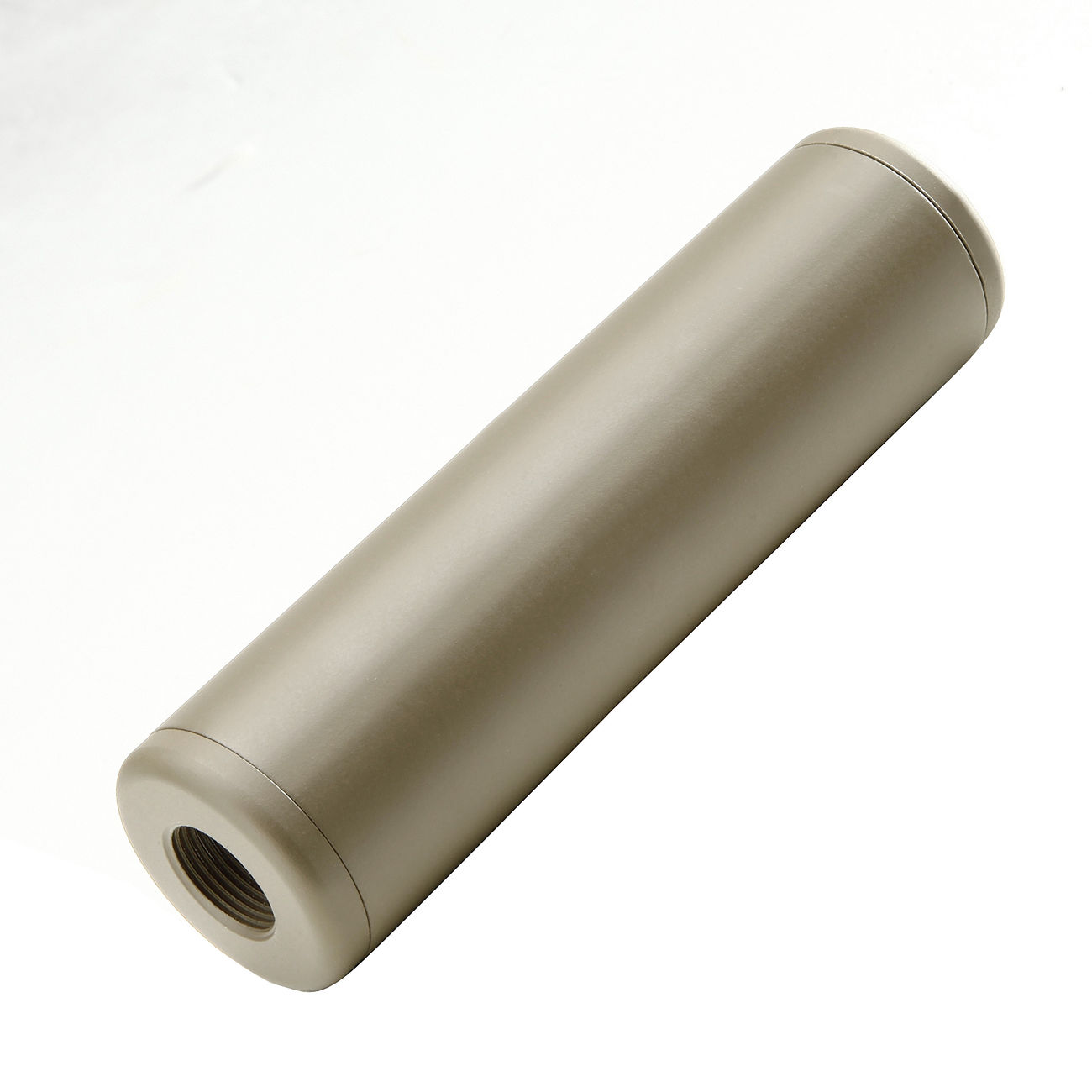 King Arms Delta Force Aluminium Silencer 110mm 14mm- / 14mm+ Dark Earth Bild 3