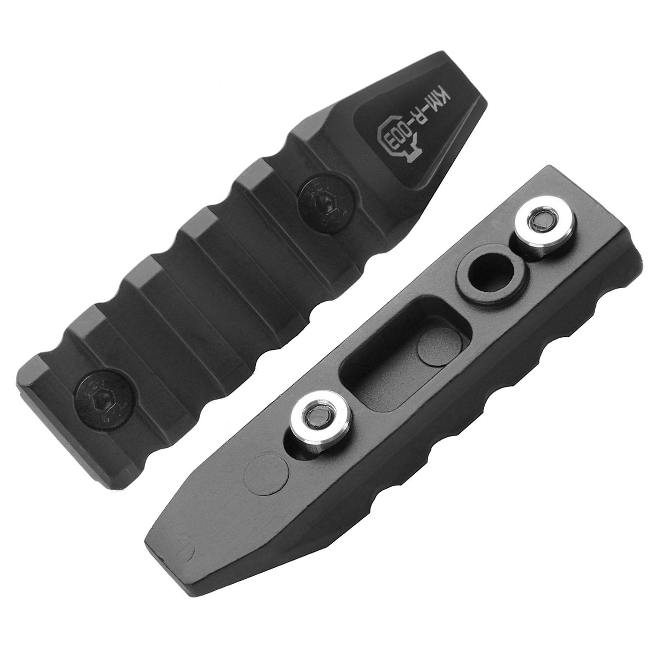 Ares KeyMod 21mm Aluminium Schienen Set Octarms 3-Zoll (2 Stck) schwarz Bild 2