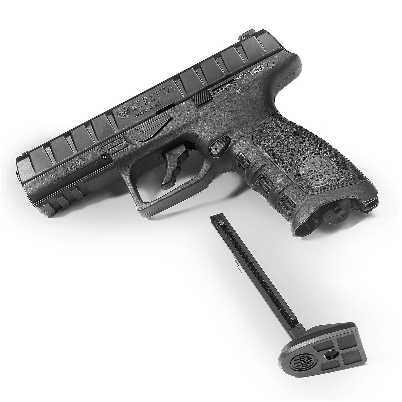 Beretta APX mit Metallschlitten CO2 BB 6mmBB schwarz Bild 4