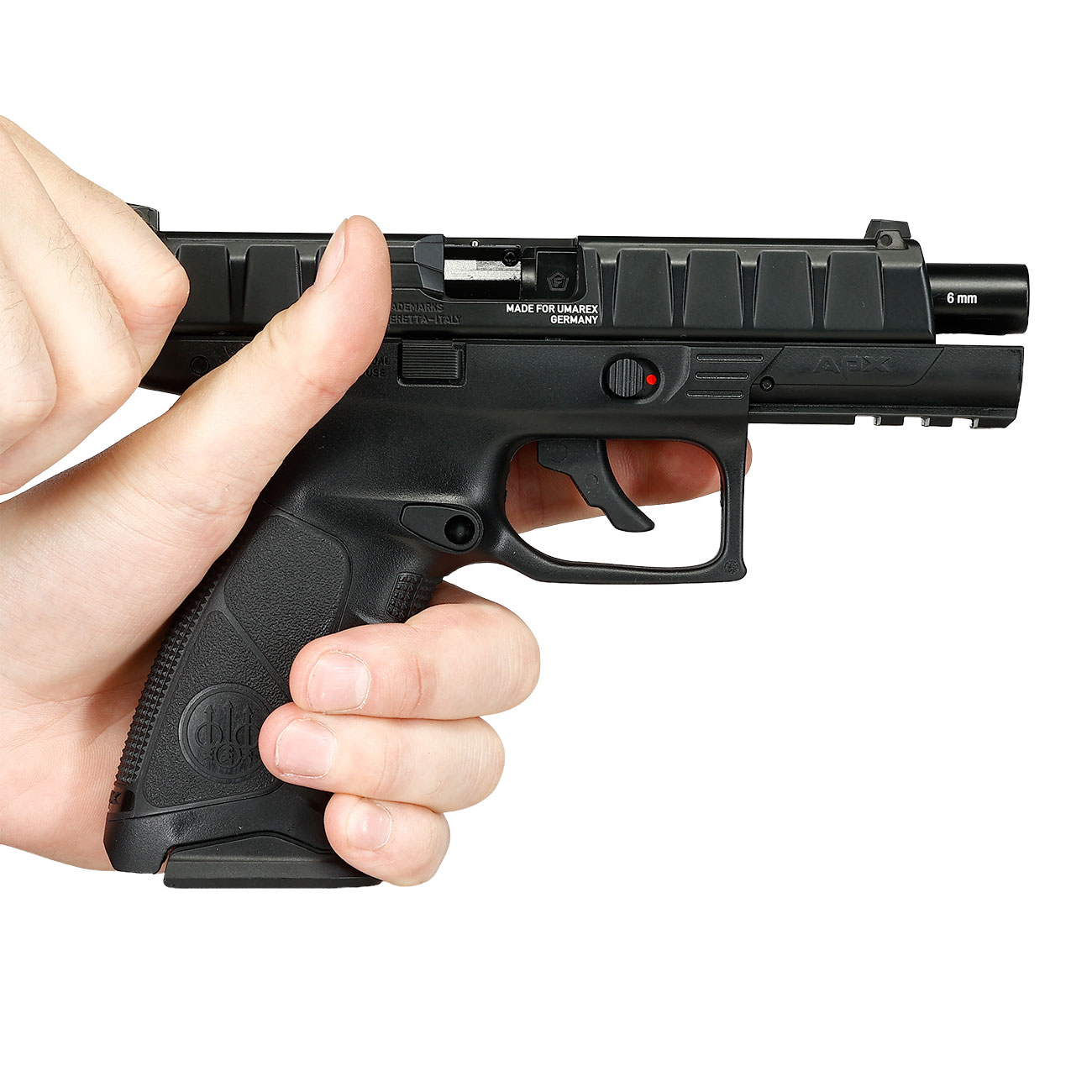 Beretta APX mit Metallschlitten CO2 BB 6mmBB schwarz Bild 11