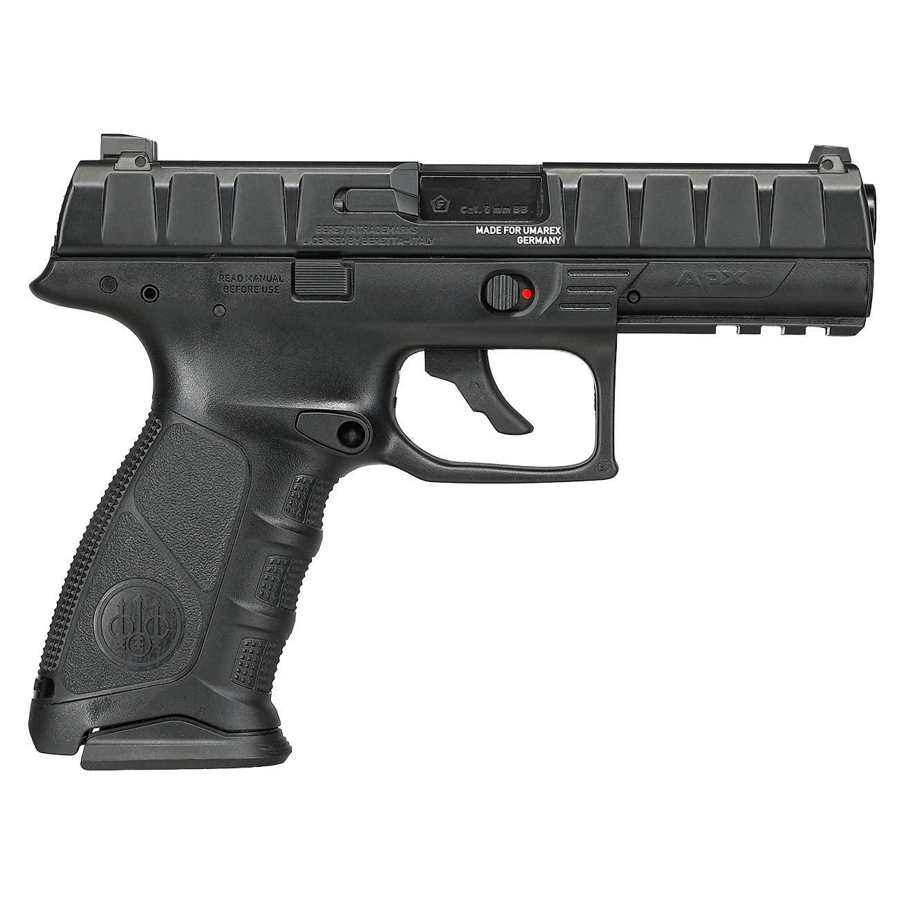 Beretta APX mit Metallschlitten CO2 BB 6mmBB schwarz Bild 5