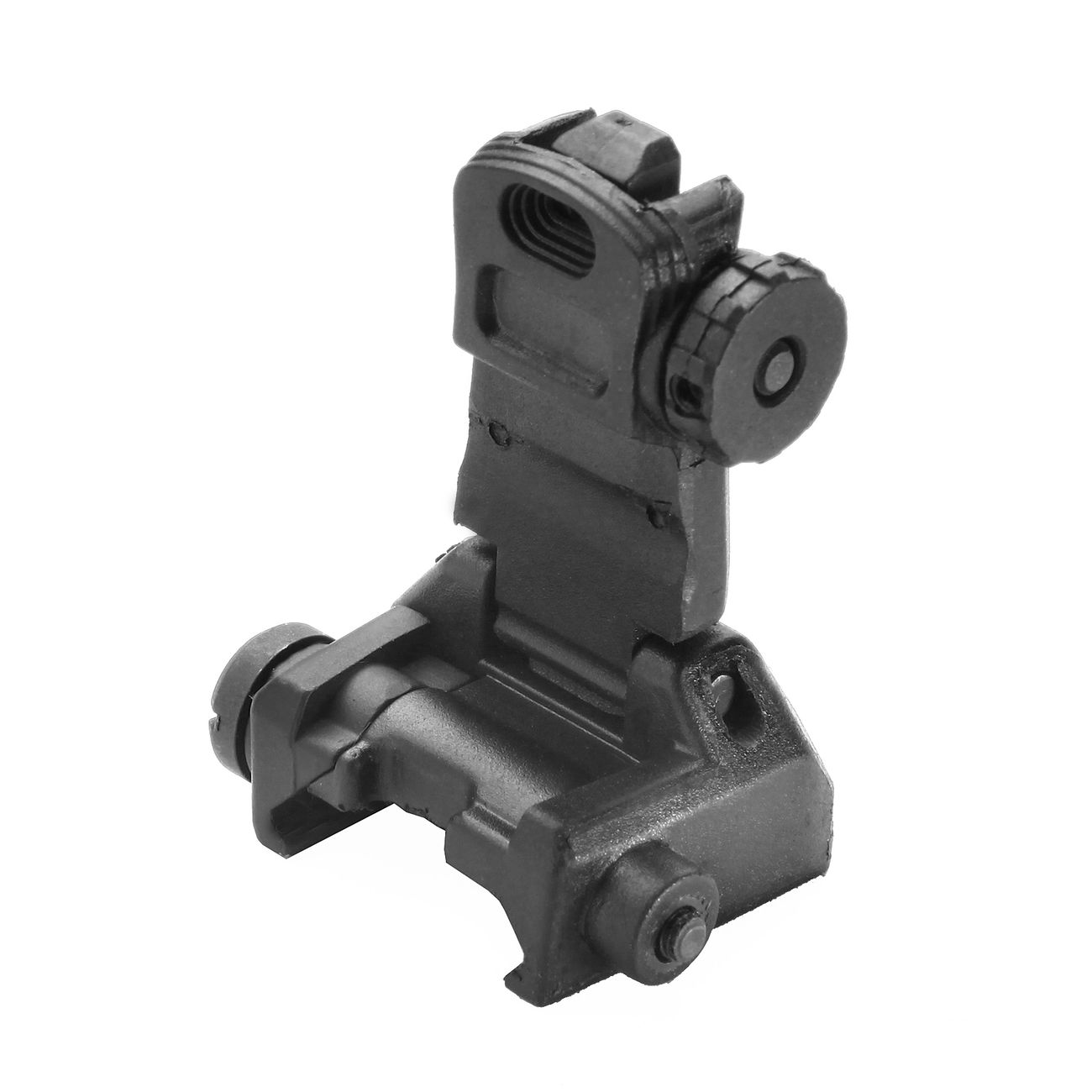 Ares AS-R-020 Nylonfiber Flip-Up Rear Sight schwarz f. 21mm Schienen