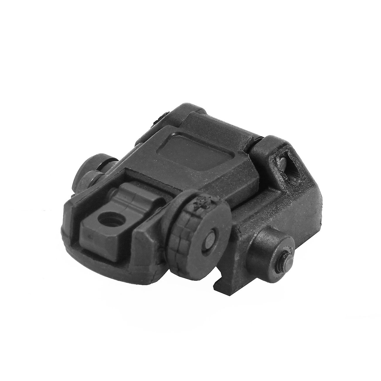 Ares AS-R-020 Nylonfiber Flip-Up Rear Sight schwarz f. 21mm Schienen Bild 3