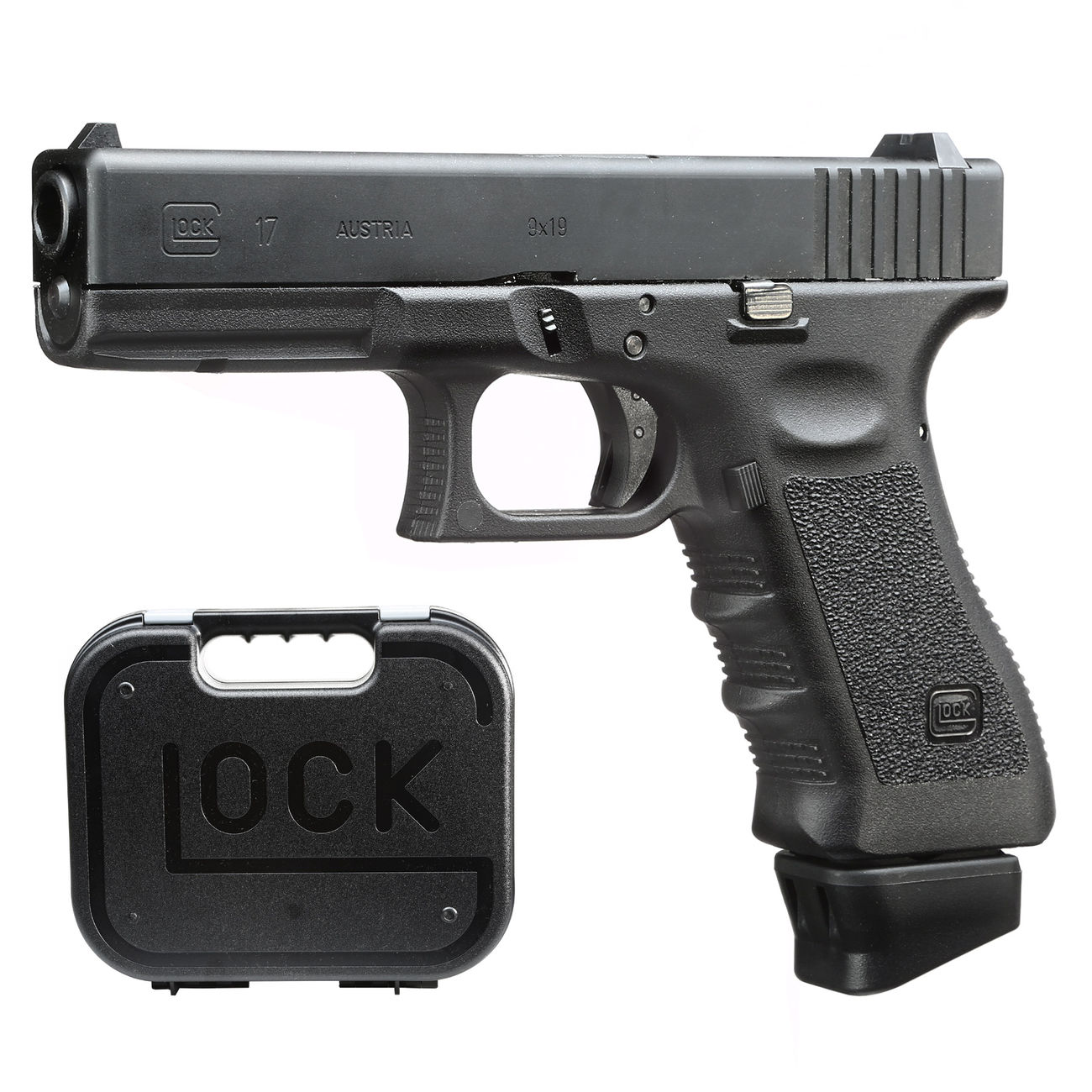 VFC Glock 17 Gen. 3 mit CNC-Metallschlitten CO2BB 6mm BB schwarz - Deluxe-Edition