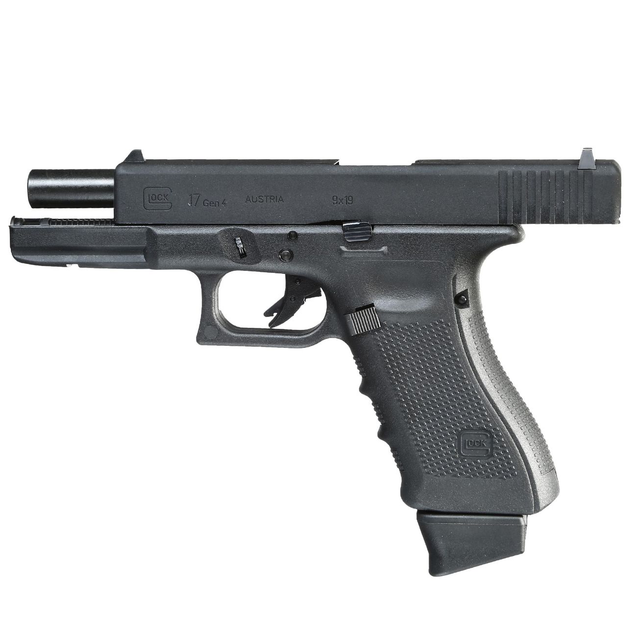 Glock 17 Gen. 4 Airsoft mit Metallschlitten CO2BB 6mm BB schwarz Bild 1