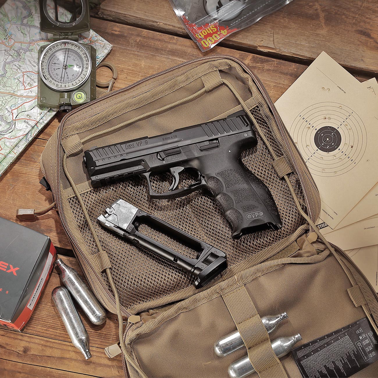 Heckler & Koch VP9 Airsoft mit Metallschlitten CO2BB 6mm BB schwarz Bild 1