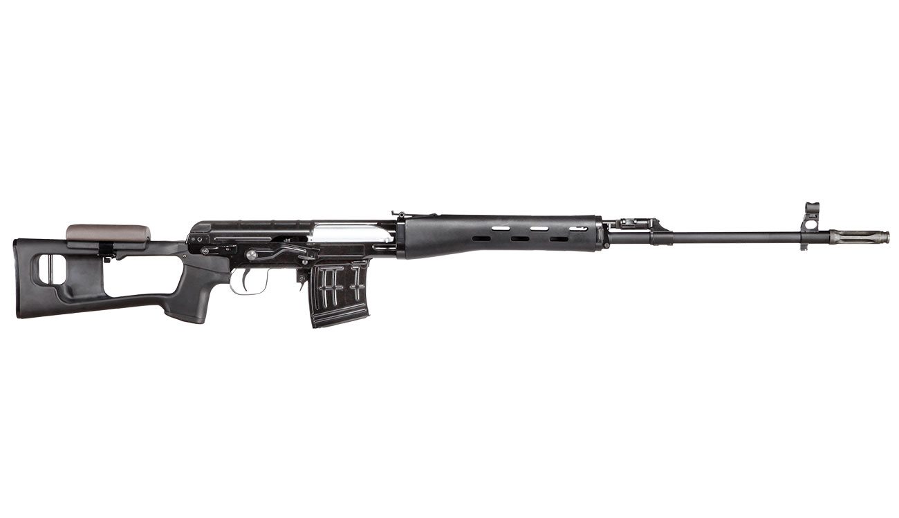 Wei-ETech SVD Aluminiumgehuse AWSS Open-Bolt Gas-Blow-Back 6mm BB schwarz Bild 2