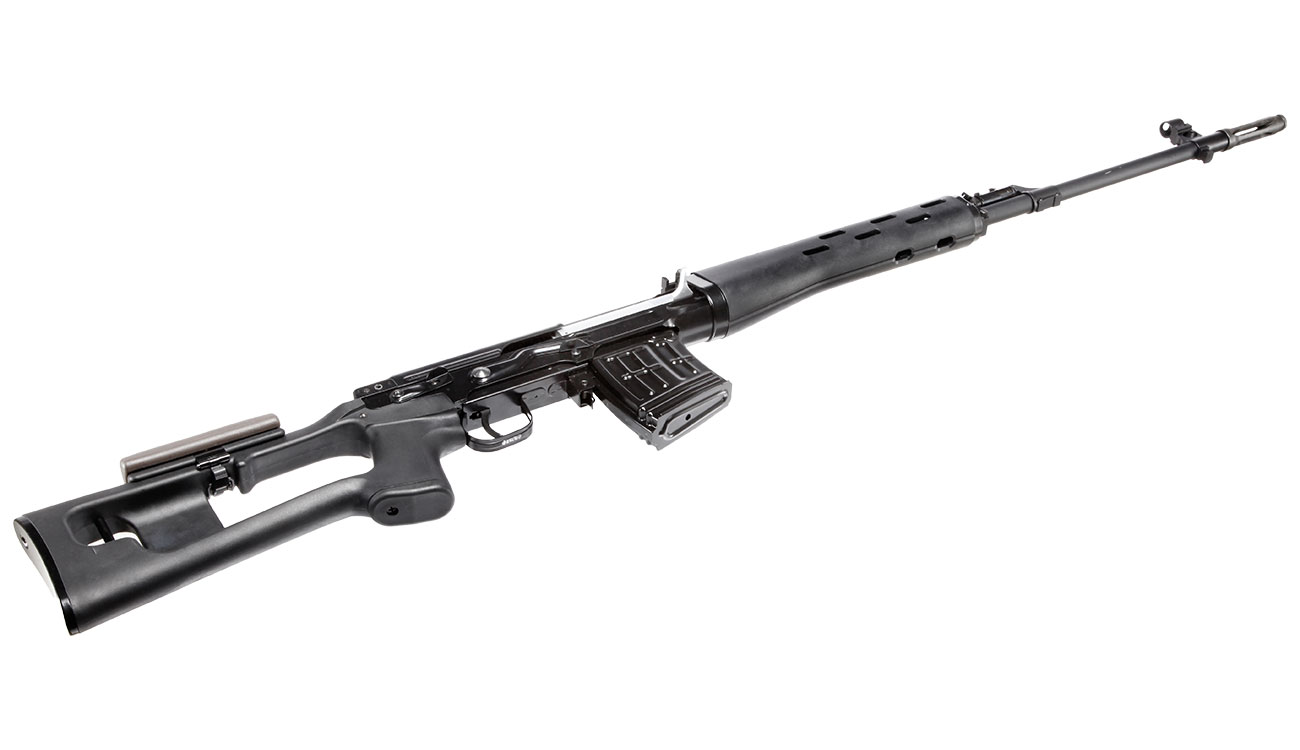 Wei-ETech SVD Aluminiumgehuse AWSS Open-Bolt Gas-Blow-Back 6mm BB schwarz Bild 4