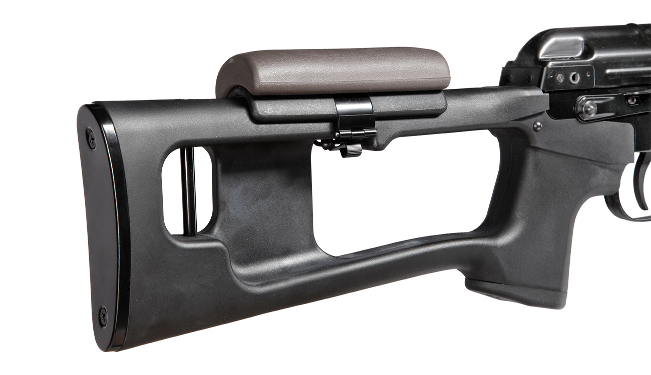 Wei-ETech SVD Aluminiumgehuse AWSS Open-Bolt Gas-Blow-Back 6mm BB schwarz Bild 8