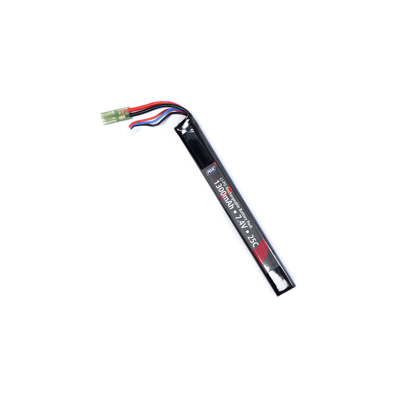 ASG LiPo Akku 7,4V 1300mAh 25C Stick-Type