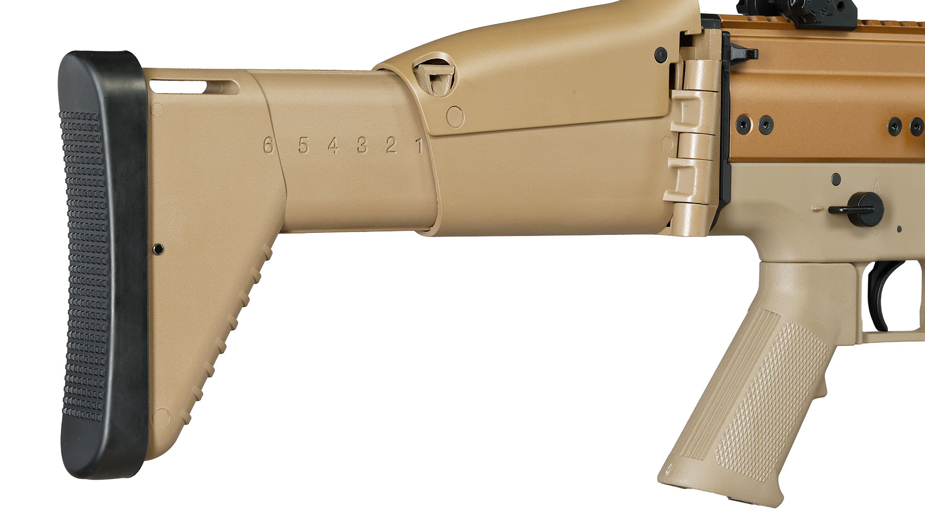 Cybergun FN Herstal SCAR-L Vollmetall Nylon-Version S-AEG 6mm BB Tan Bild 10