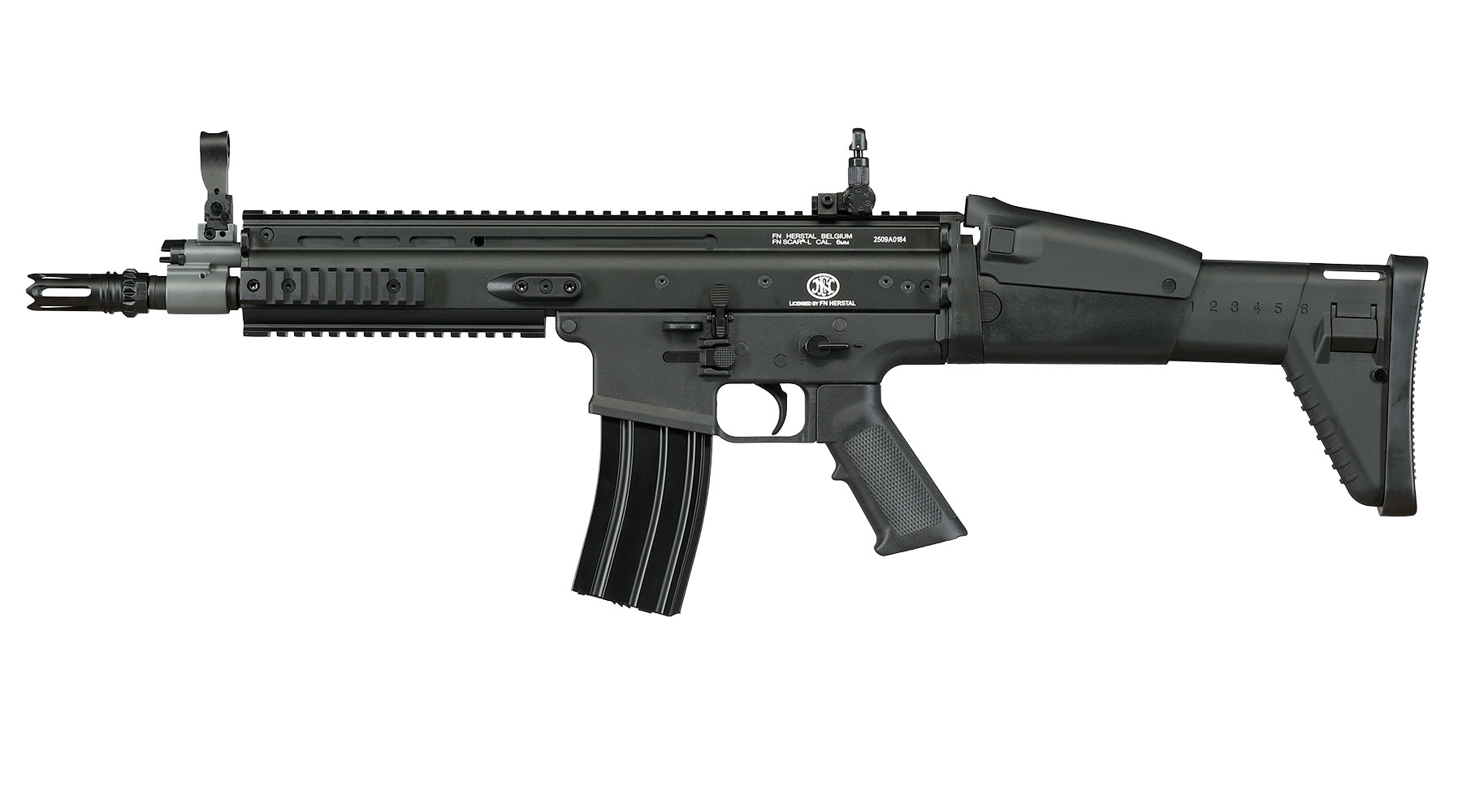 Cybergun FN Herstal SCAR-L Vollmetall Nylon-Version S-AEG 6mm BB schwarz Bild 1