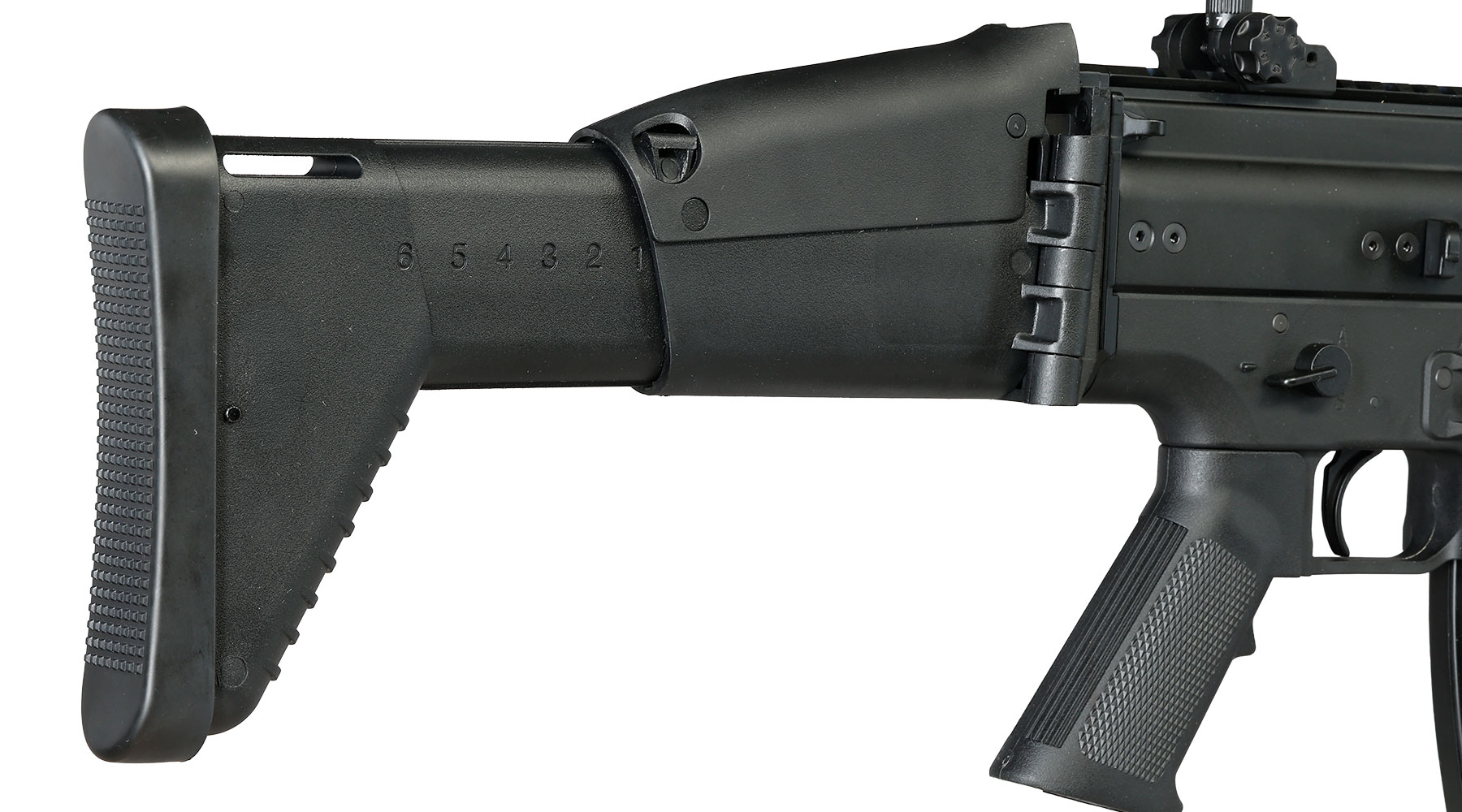 Cybergun FN Herstal SCAR-L Vollmetall Nylon-Version S-AEG 6mm BB schwarz Bild 10