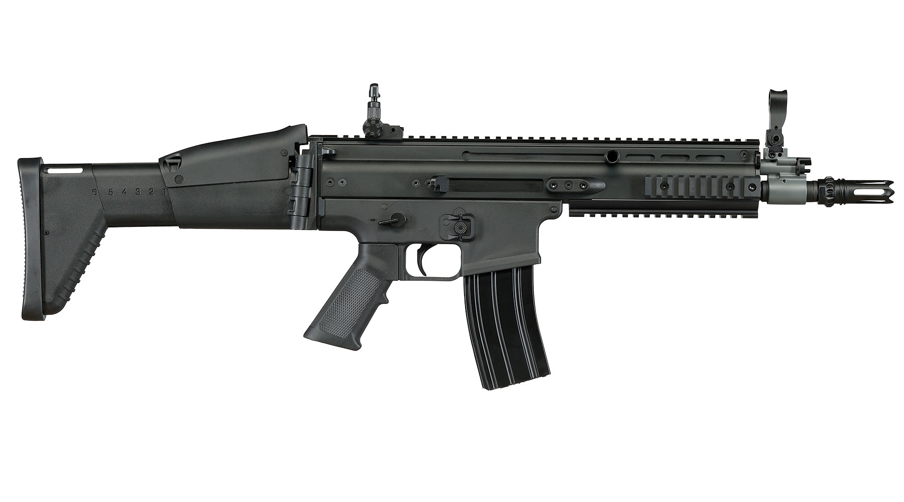 Cybergun FN Herstal SCAR-L Vollmetall Nylon-Version S-AEG 6mm BB schwarz Bild 3