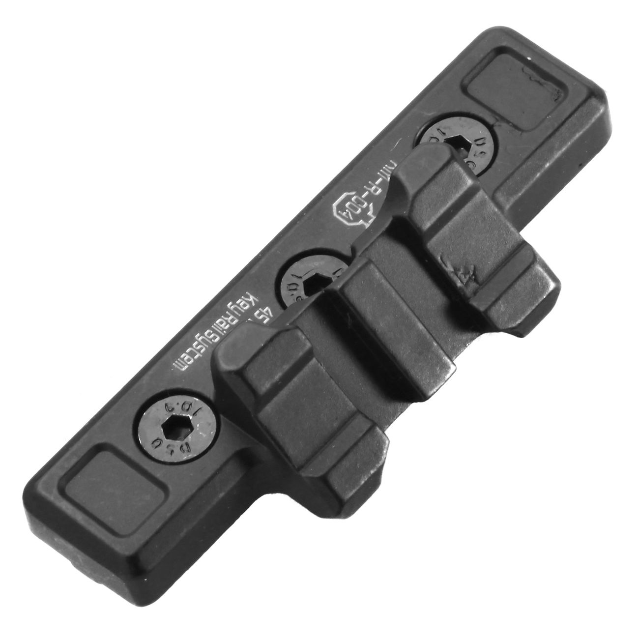 Ares KeyMod Aluminium 21mm 45 Grad Tactical Mount Octarms schwarz Bild 2