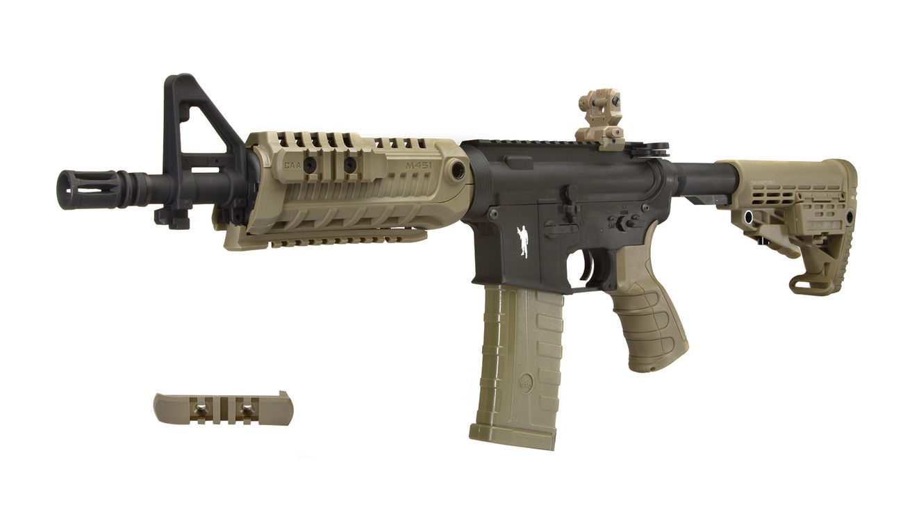 Ersatzteilset CAA Airsoft Division M4 CQB Sportline S-AEG 6mm BB Desert Tan
