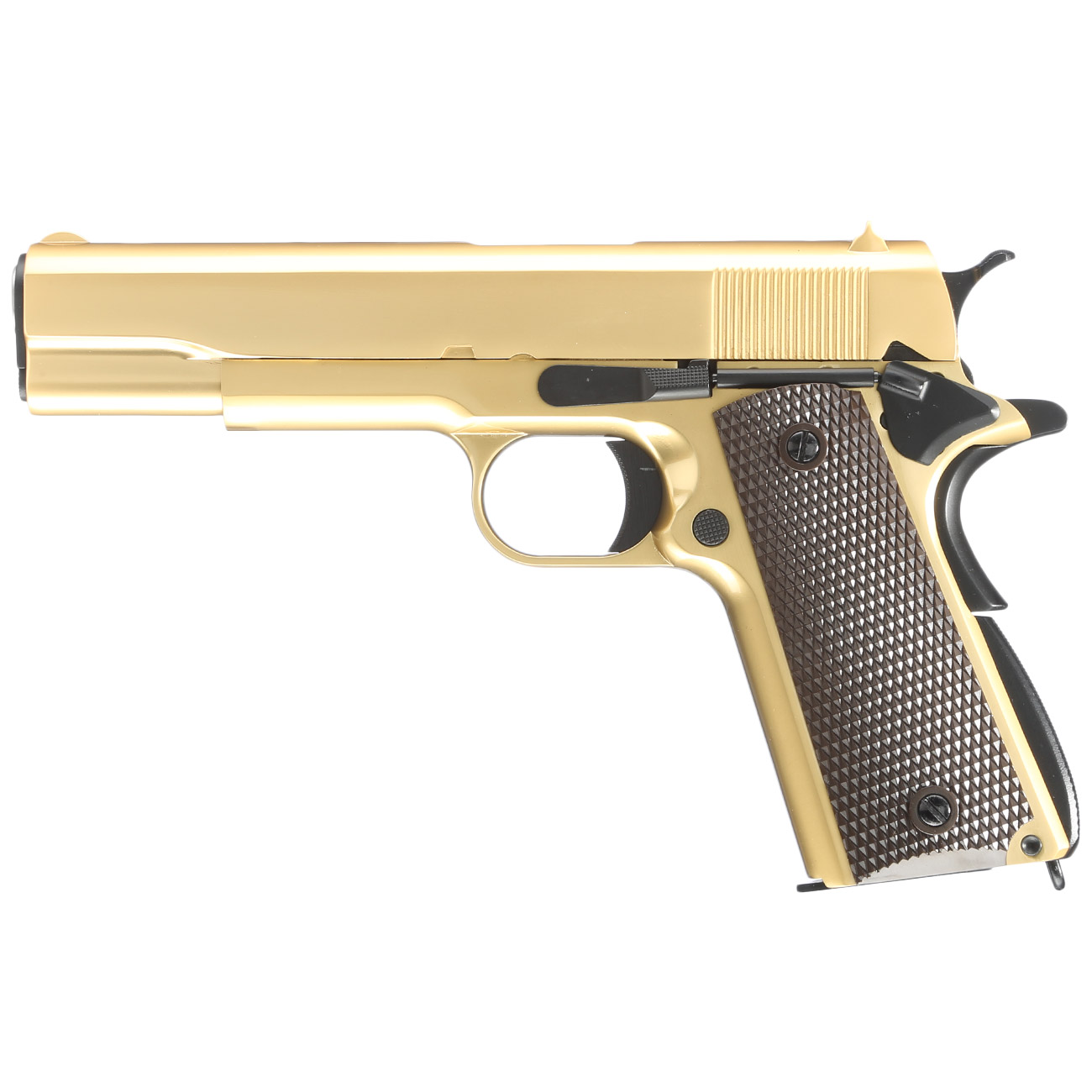 Wei-ETech M1911 Vollmetall GBB 6mm BB 24K Gold-Plated Edition Bild 1