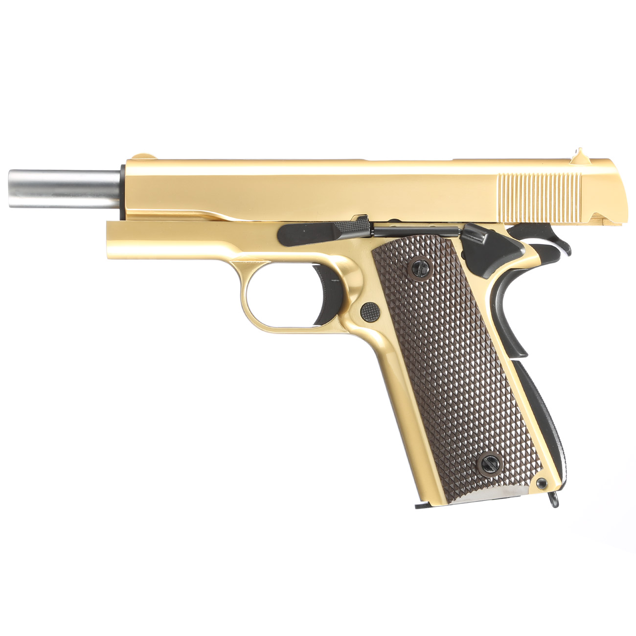 Wei-ETech M1911 Vollmetall GBB 6mm BB 24K Gold-Plated Edition Bild 2