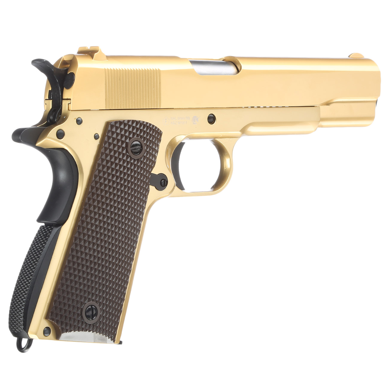 Wei-ETech M1911 Vollmetall GBB 6mm BB 24K Gold-Plated Edition Bild 4