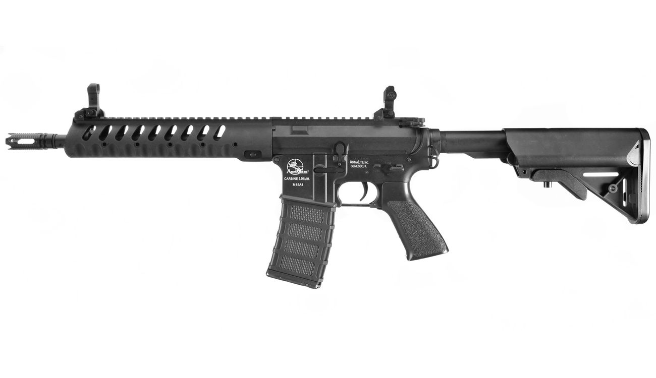 ASG Armalite M15A4 Light Tactical Carbine Sportline Komplettset S-AEG 6mm BB schwarz Bild 1