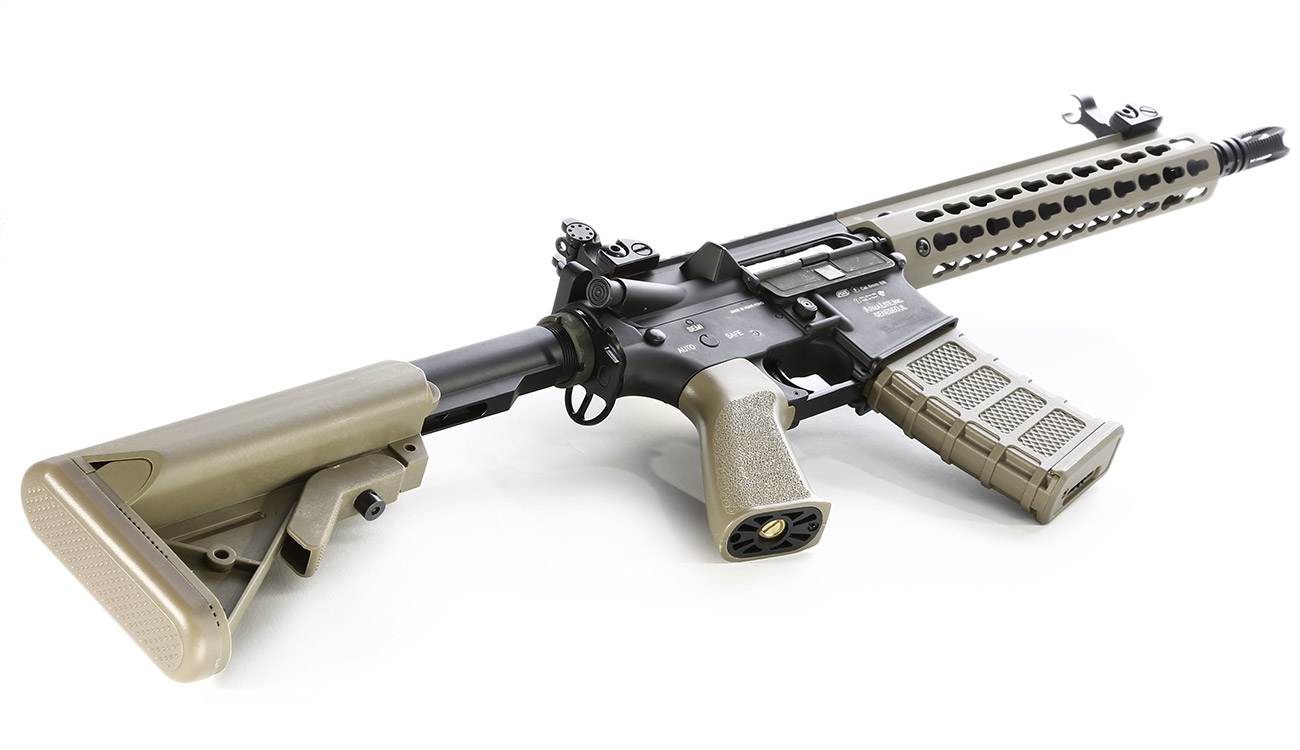 ASG Armalite M15A4 Assault Vollmetall Sportline Komplettset S-AEG 6mm BB Tan Bild 4