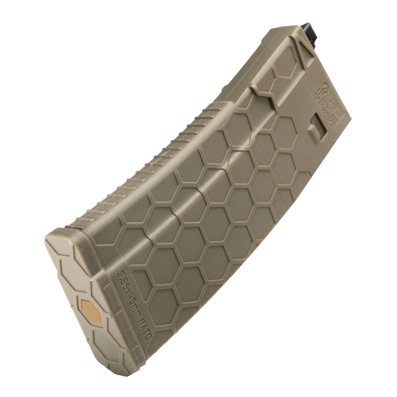 Dytac Hexmag HX Polymer Magazin Mid-Cap 120 Schuss f. Systema PTW M4 Serie Flat Dark Earth Bild 1