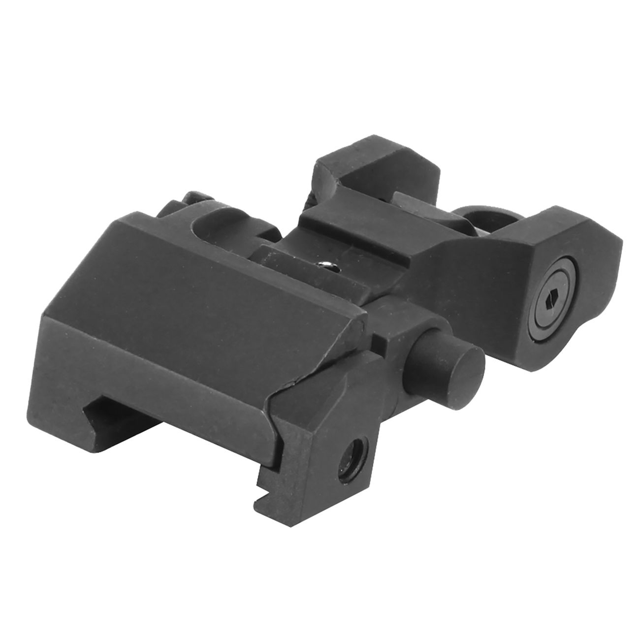 VFC T-Style Flip-Up Rear Sight f. 21mm Schienen schwarz Bild 2