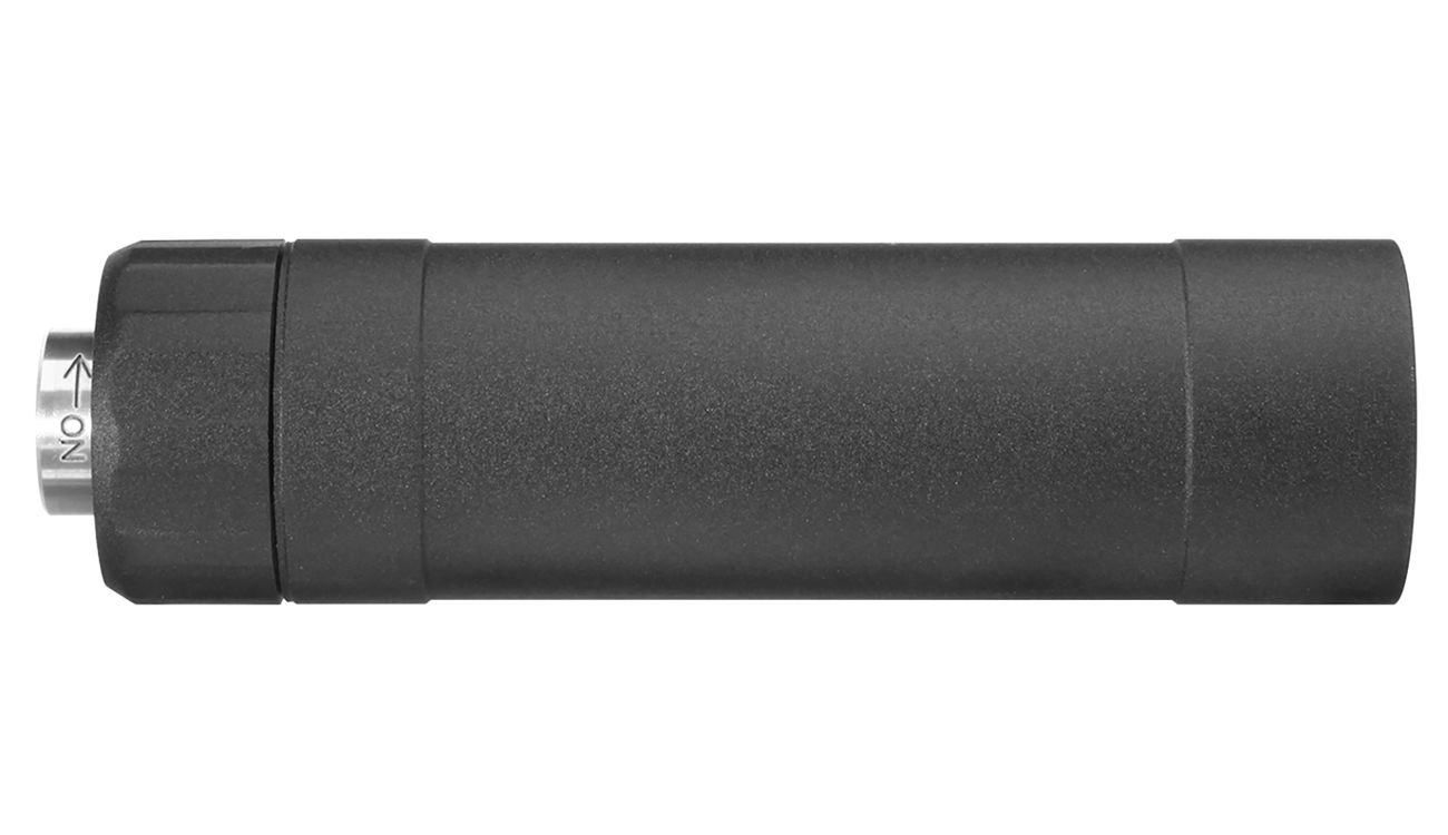 Crusader TR9S Aluminium Suppressor Silencer schwarz inkl. 16mm+ / 14mm- Adapter Bild 2