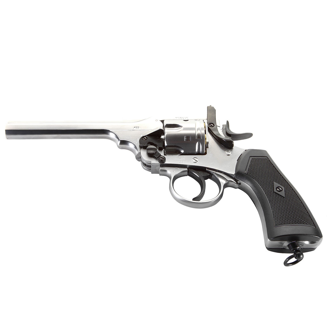 Gun Heaven Webley MK VI Revolver Vollmetall CO2 6mm BB chrom Bild 1