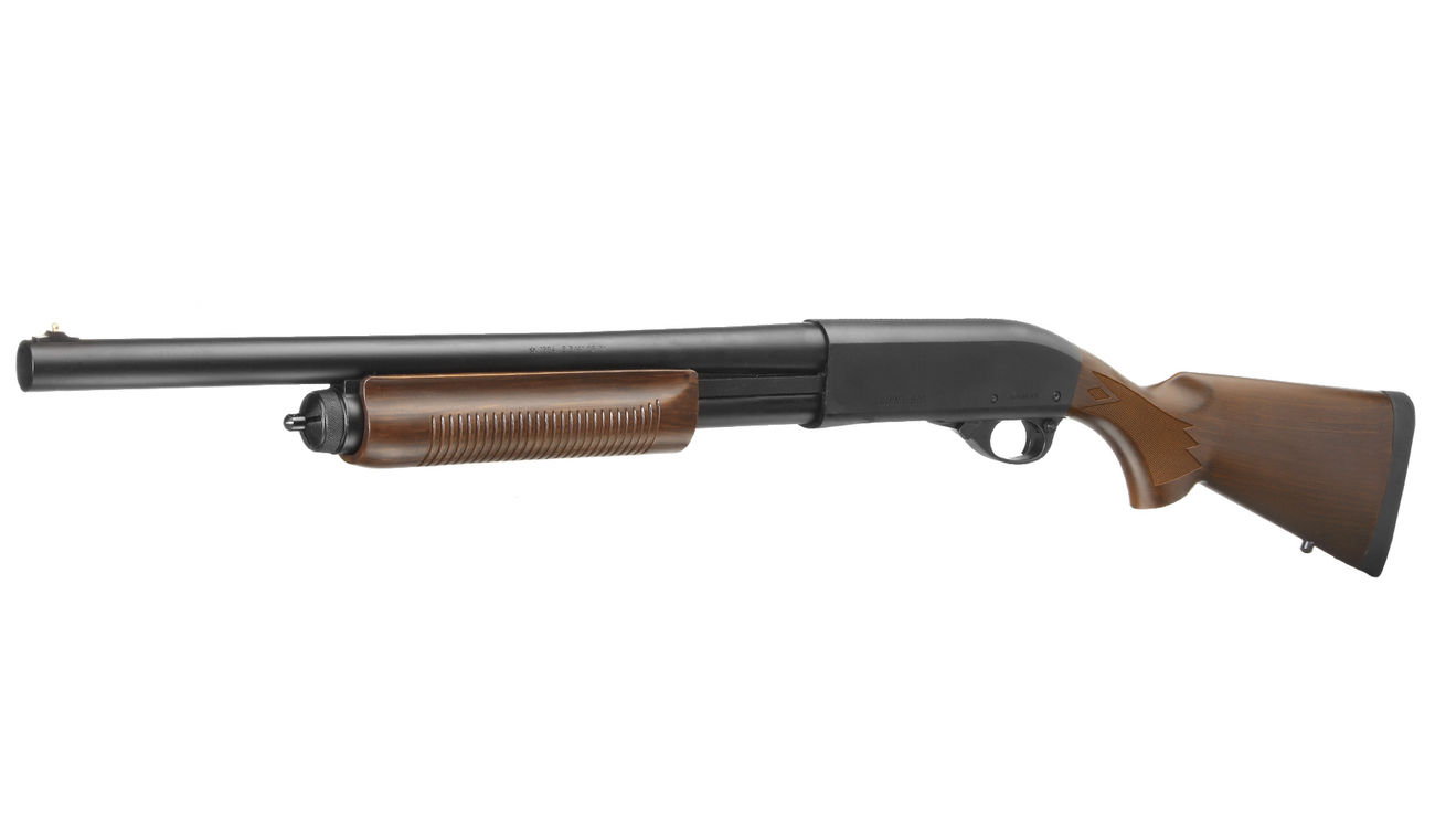 Tokyo Marui M870 Pump Action Gas Shotgun 6mm BB Wood-Style