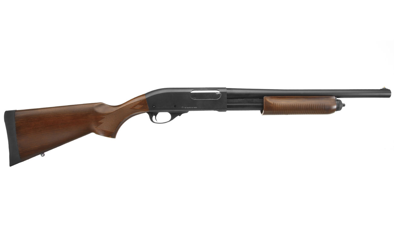 Tokyo Marui M870 Pump Action Gas Shotgun 6mm BB Wood-Style Bild 2