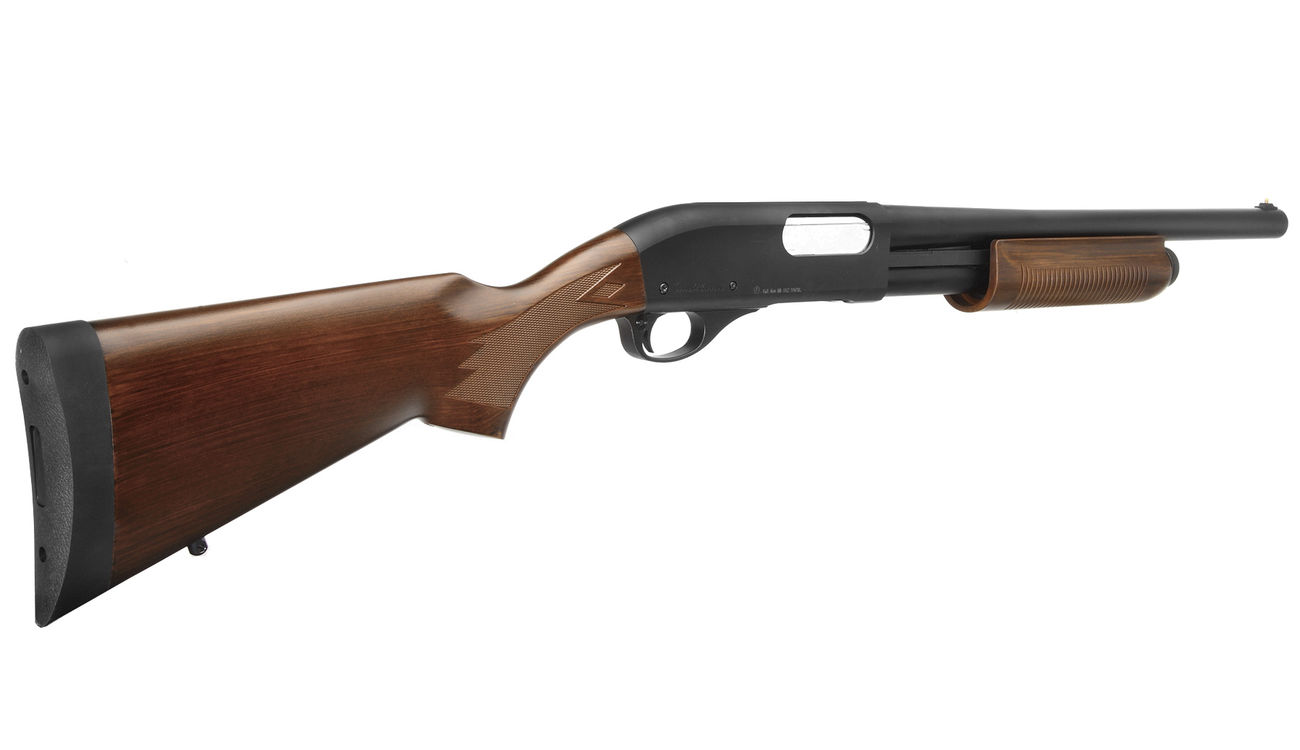 Tokyo Marui M870 Pump Action Gas Shotgun 6mm BB Wood-Style Bild 3