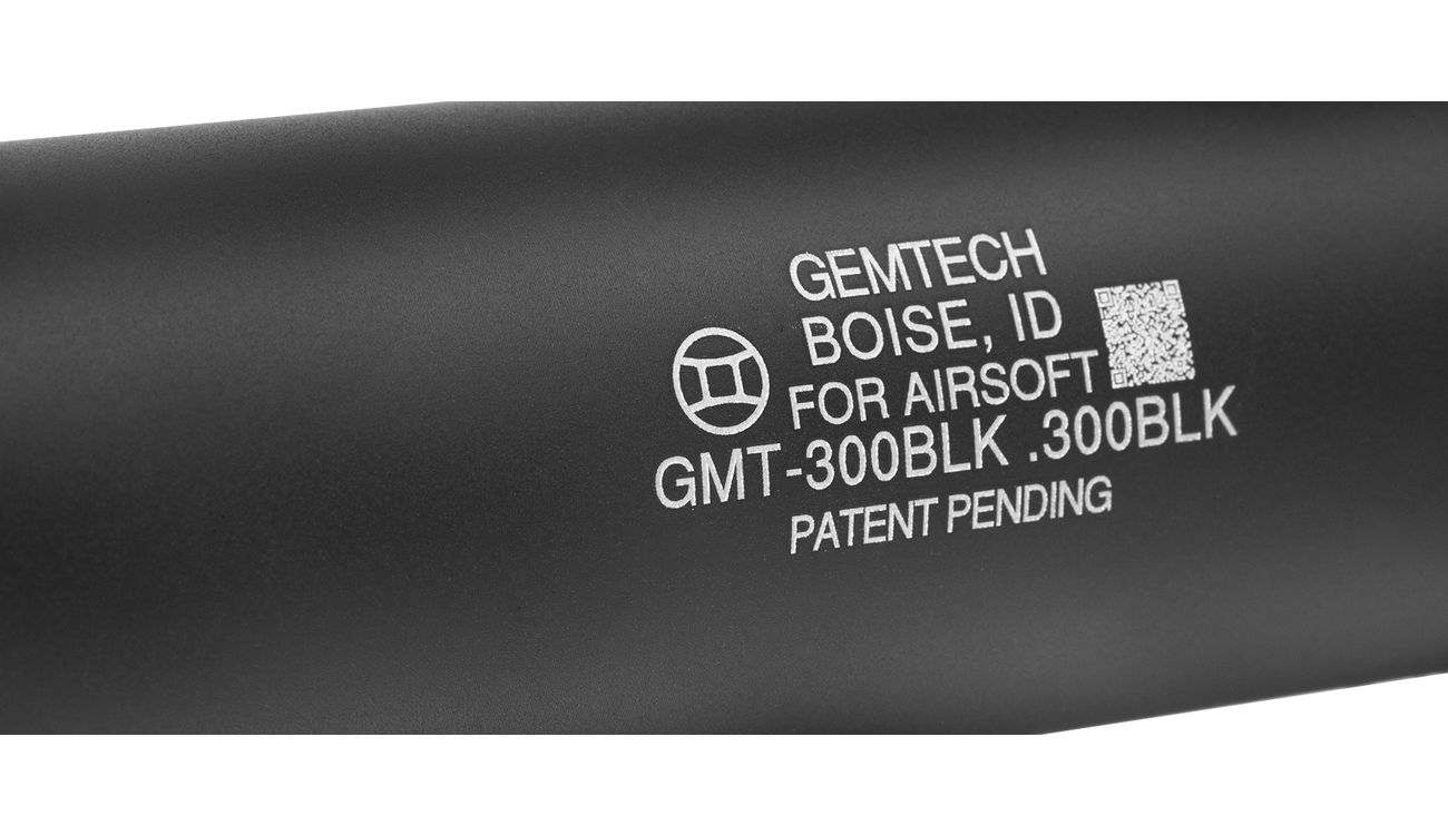 MadBull / Gemtech 300 Blackout Mock Suppressor Silencer 14mm- schwarz Bild 3