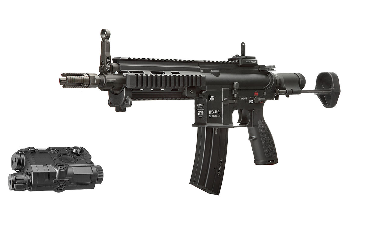 VFC Heckler & Koch HK416 C V2 Next Generation Mosfet Vollmetall S-AEG 6mm BB schwarz