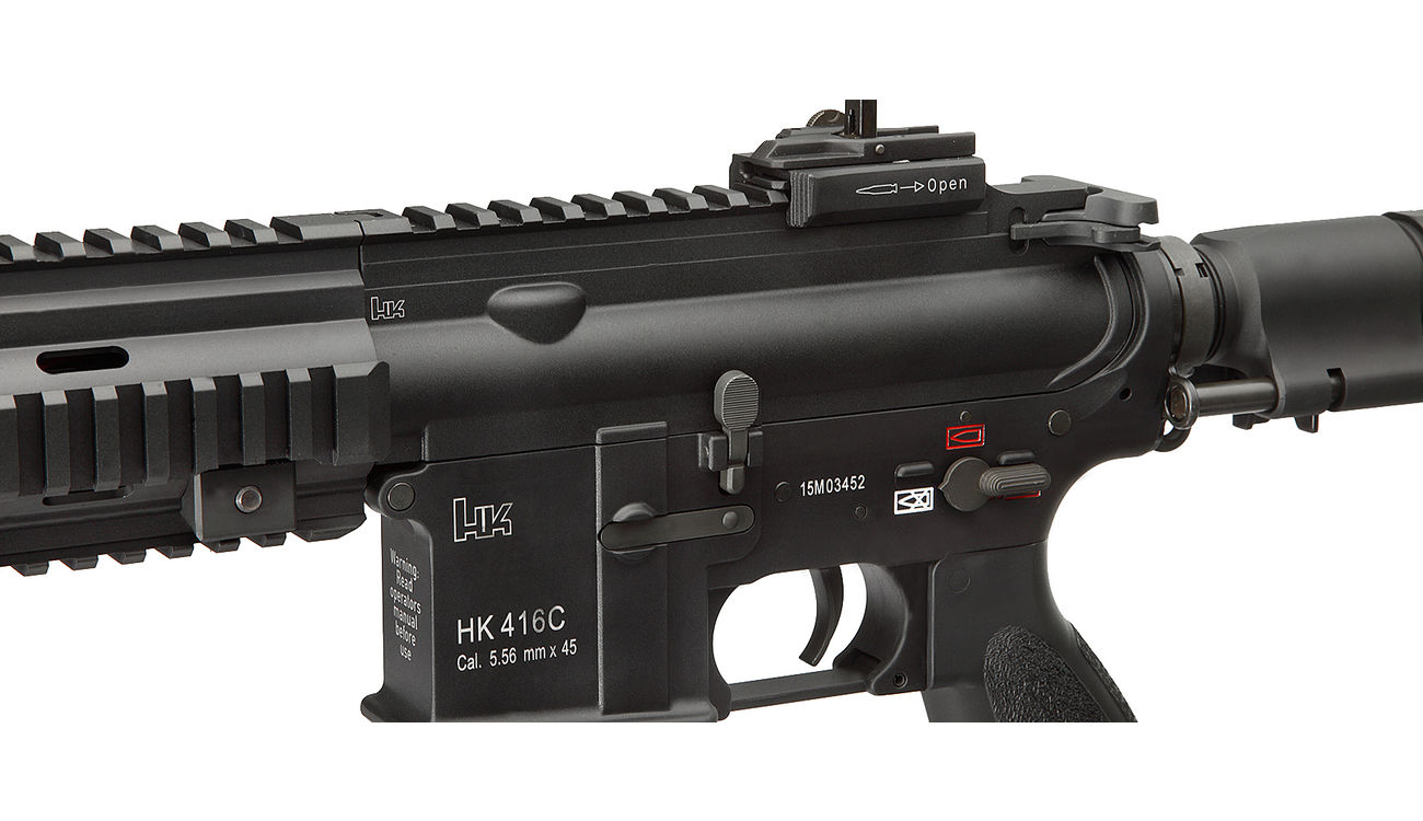 VFC Heckler & Koch HK416 C V2 Next Generation Mosfet Vollmetall S-AEG 6mm BB schwarz Bild 6