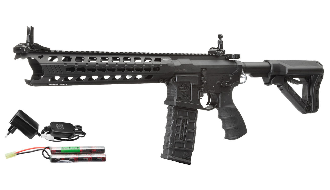 G&G CM16 Predator ETUMosfet Komplettset SAEG 6mm BB schwarz Kotte