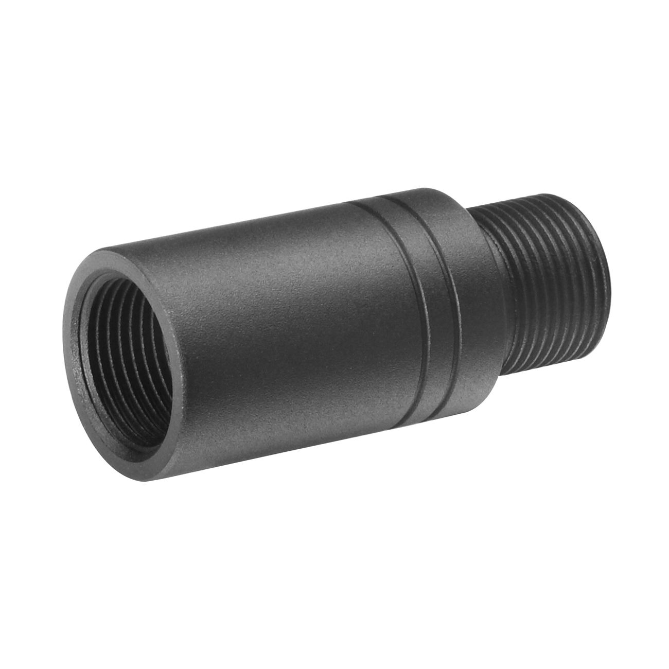 G&P 1.2 Zoll Aluminium Auenlauf Extension 14mm- auf 14mm+ schwarz