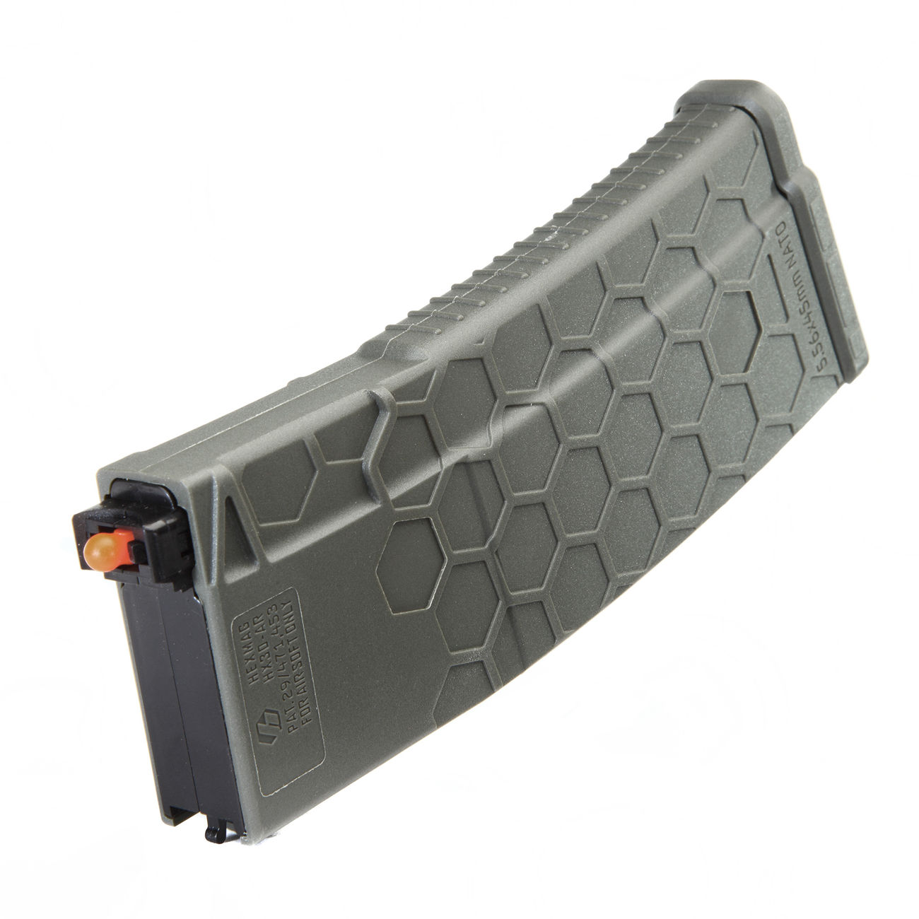 Dytac Hexmag HX Polymer Magazin Mid-Cap 120 Schuss f. Systema PTW M4 Serie oliv