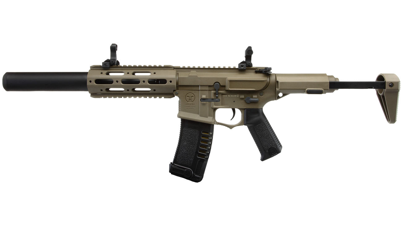 Ares Amoeba M4 AM-014 EFC-System Gen. 3 S-AEG 6mm BB Dark Earth Bild 1