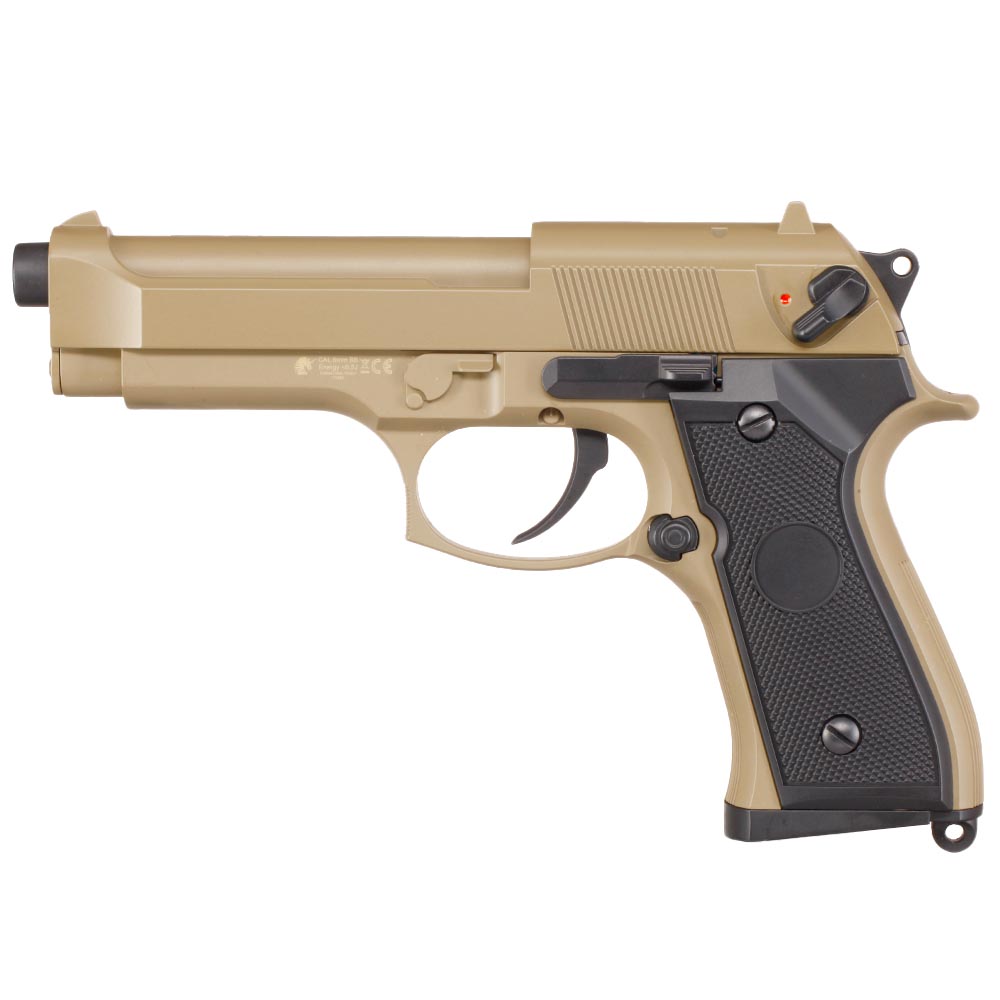 Cyma M92 mit Metallschlitten Komplettset AEP 6mm BB Tan Bild 1