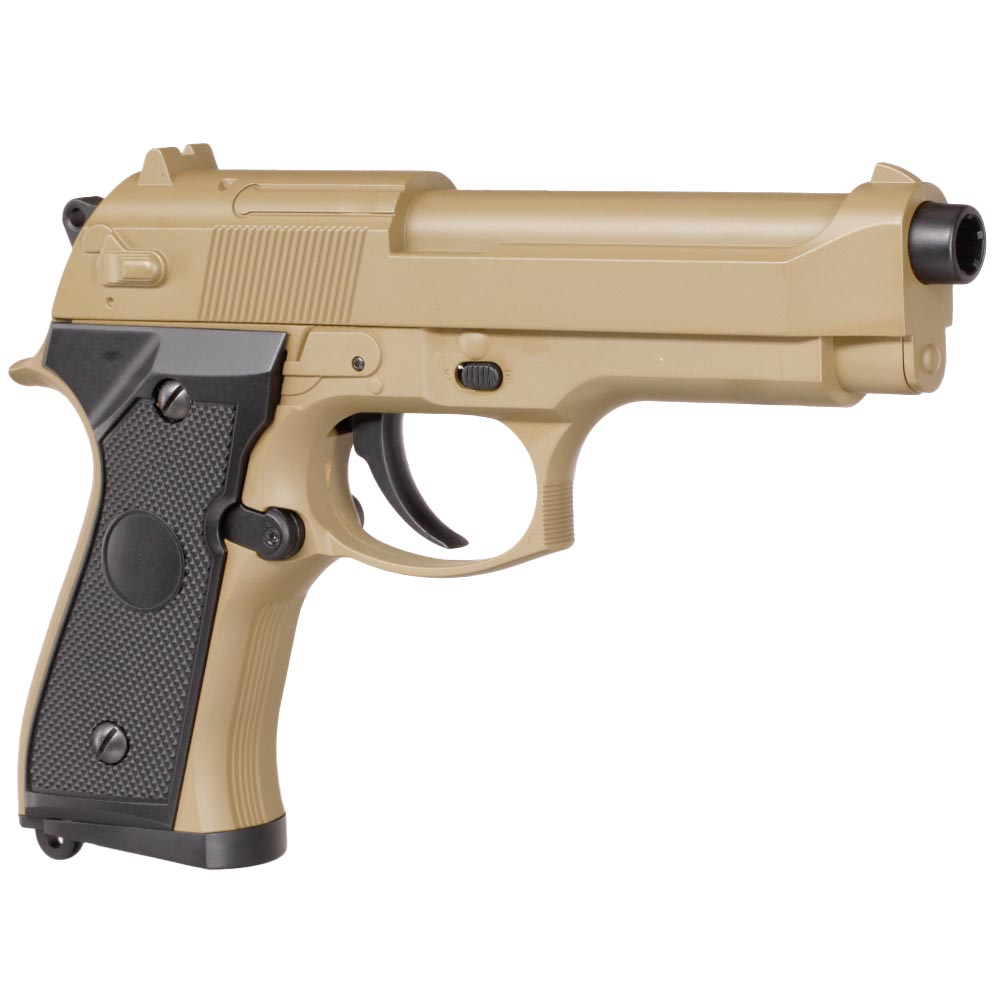 Cyma M92 mit Metallschlitten Komplettset AEP 6mm BB Tan Bild 6