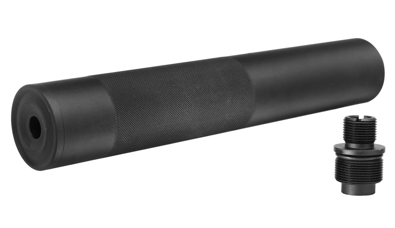 VFC M40A3 Aluminium Silencer inkl. 14mm- Adapter schwarz