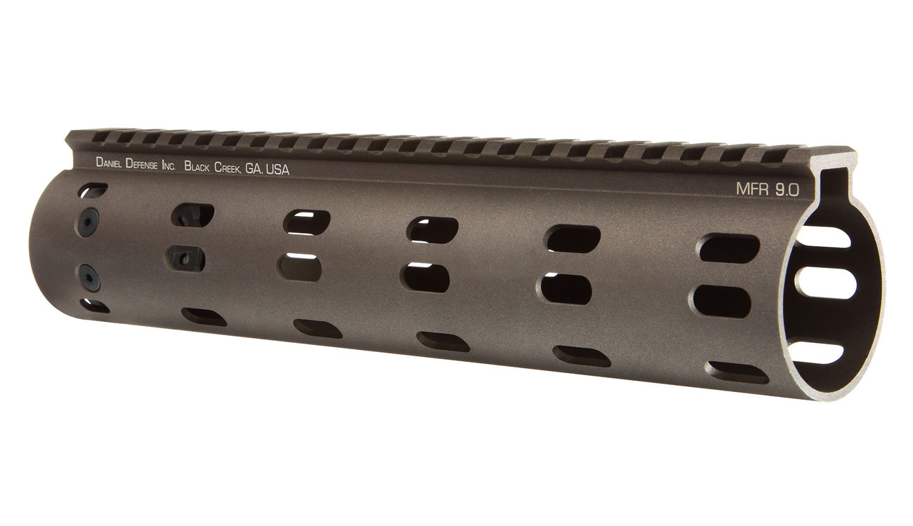 MadBull / Daniel Defense M4 Aluminium CNC MFR RAS-System 9 Zoll Tan Bild 1