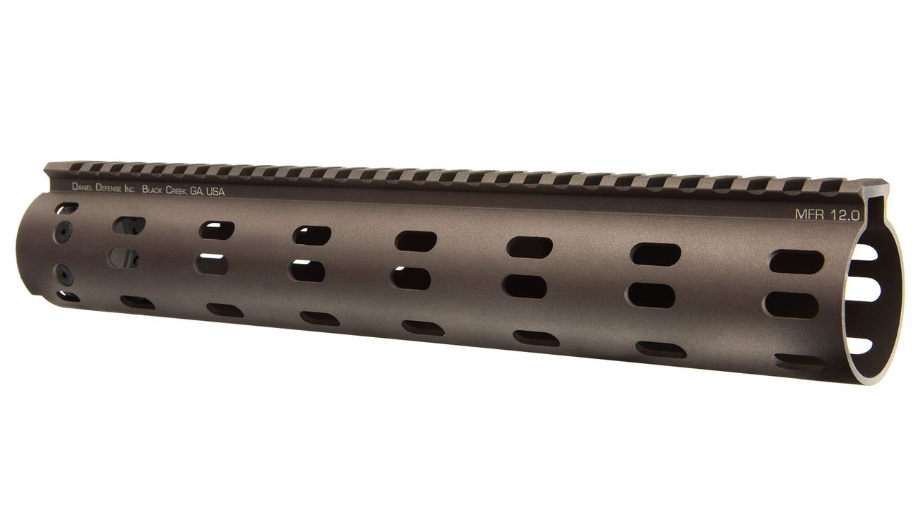 MadBull / Daniel Defense M4 Aluminium CNC MFR RAS-System 12 Zoll Tan Bild 1